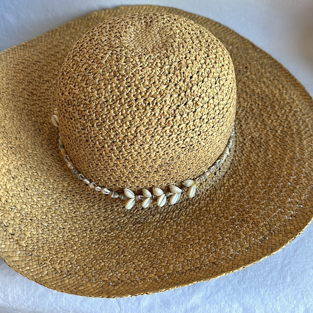 Straw Hat With Seashells - image 7